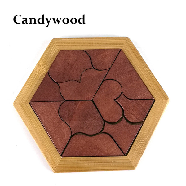 Montessori Wooden Tangram Jigsaw Board Educational Early Learning Wood Puzzles Game Toys for Children Kids Gifts