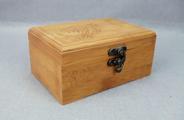 chinese vintage Storage Box classic and elegant jewelry box sundries makeup organizer prints bamboo eco-friendly