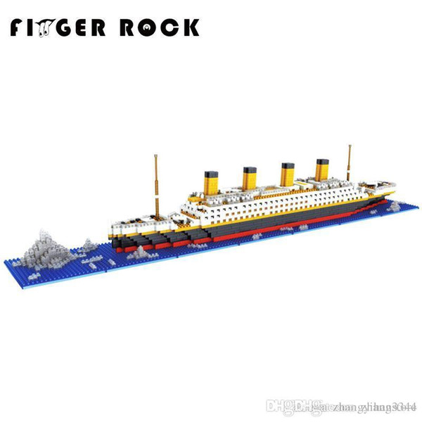 Wholesale-Titanic Blocks Diamond Building Blocks DIY Assemblage Model Mini Bricks Romantic Present Gift for Friend and Family