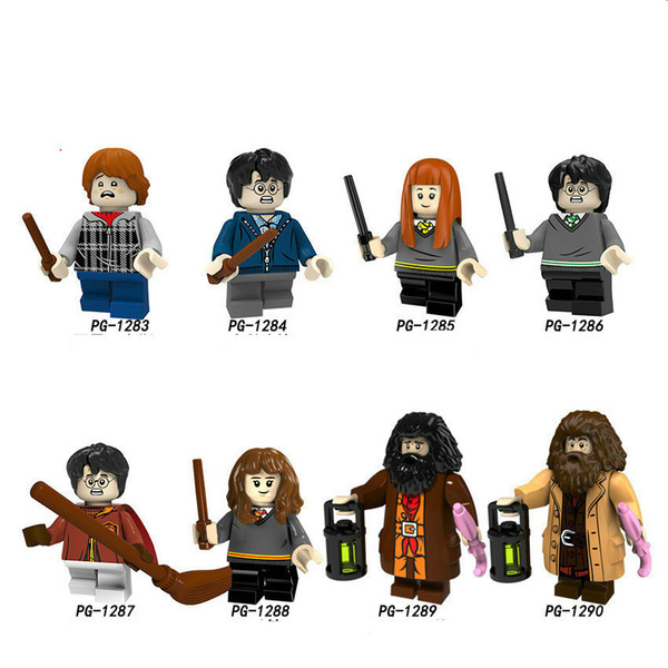 Harry Potter Hermione Granger Rubesus Hygeon Weiss Lejinni Weasley Mini Action Figure Toy Puzzle Block Brick Child Gift