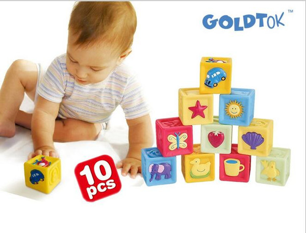 GOLDTOK baby baby baby soft soft soft block building blocks of patented products