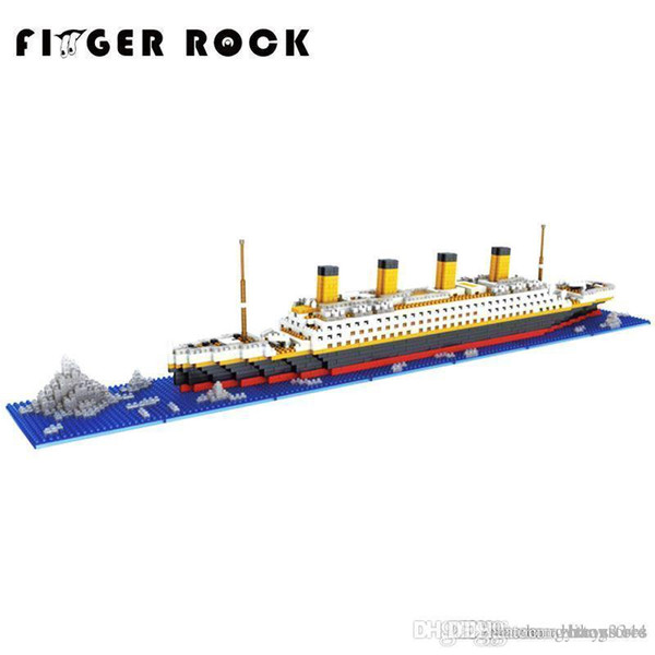 Wholesale-Titanic Blocks Diamond Building Blocks DIY Assemblage Model Mini Bricks Romantic Present Gift for Friend and Family