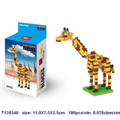 New type building block micro particle enlightenment movement building block animal series wholesale