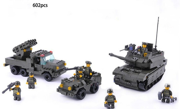 Toy toy plastic play land forces base aircraft tank M38-B6800