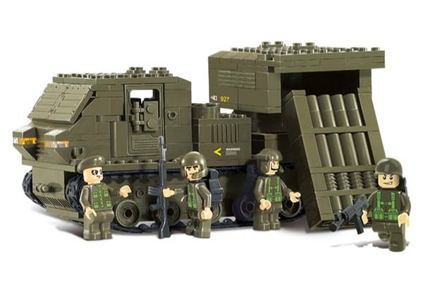 The 0303 guards army rocket play puzzle toys toy bricks