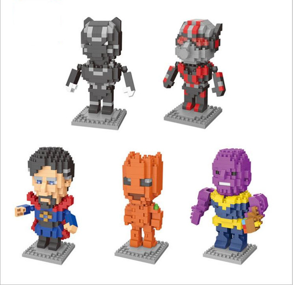 Diamond granule children puzzle toy assembly block cartoon series