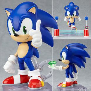 NEW hot 10cm Q version Sonic the Hedgehog mobile action figure toys collection christmas Kids toy doll