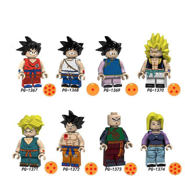 Gotenks Torankusu Tien Shinhan lazuli Kame Sennin Sun Goku Toys For Children Gift PG8166