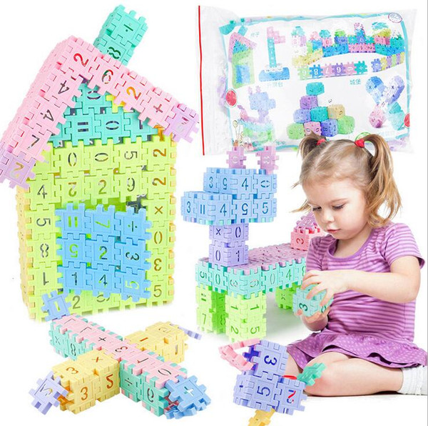 Diy Assembling Educational Number Building Block Pincha Building Blocks Toys Geometry Shape Cognition Number Building Block