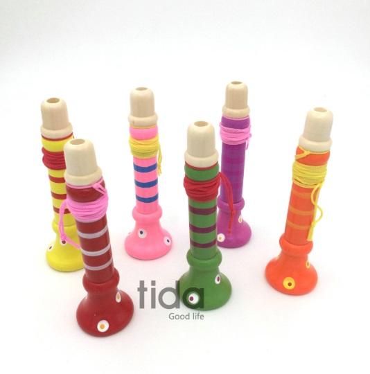 Slide Whistle Wood for Kids Music Sound Animal Type