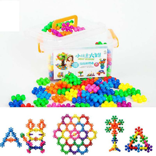 New Plum Flower Puzzle DIY Children's Educational Toys Puzzle Toys Plastic Spell Inserted Minifig Bricks Building Blocks for Sale