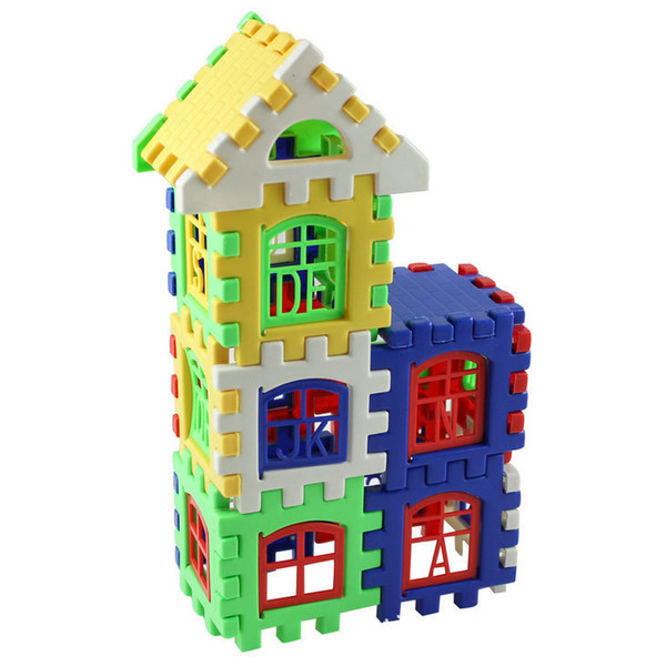 240 Pcs/lot Baby Kids House Bulding Blocks Educational Learning Construction Developmental Toy Set Brain Game Toy