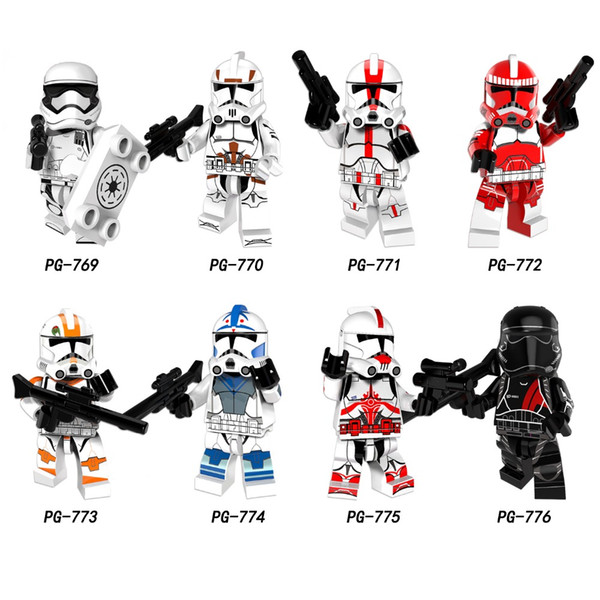 Space Wars Clone Trooper Imperial Army Military Stormtrooper Toys for children PG8097