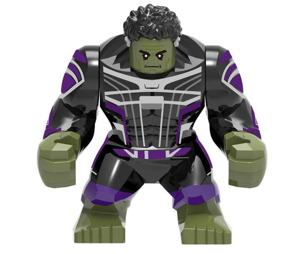 Marvel's Avengers 4 Building Blocks X1051 Superhero Series Assembling Blocks Adults Green Hulk cartoon toys free shipping