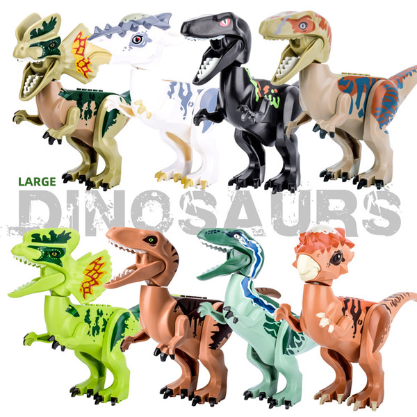 Assemblage Dinosaur Blocks Fuuny Hing Quality Toys With Color Bo