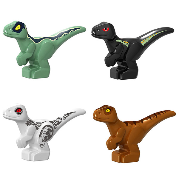 2cm tall Mini Jurassic Dinosaur Baby Set Building Block Toy Figure Indoraptor T-Rex World Small Dino Brick