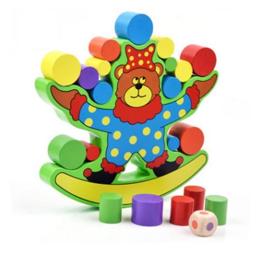 FlyingTown Multicolor wooden toys preschool montessori Educational toys for baby kids building blocks toys wholesale