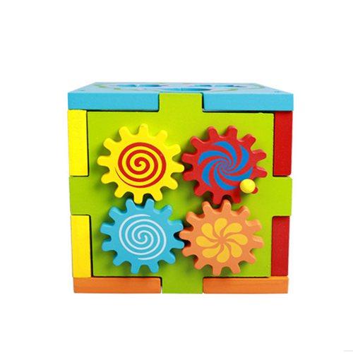 Digital intelligence box car shape matching children's early education toys Baby disassembly toy building blocks