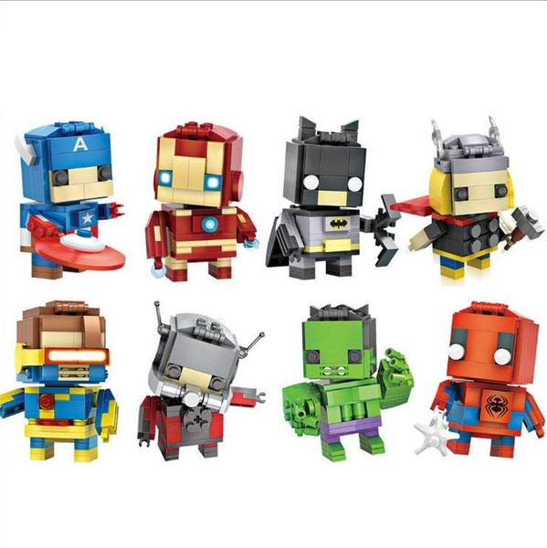 Avengers diamond building blocks kids marvel model toys educational DIY batman captain american iron man blocks Children's intelligence toys