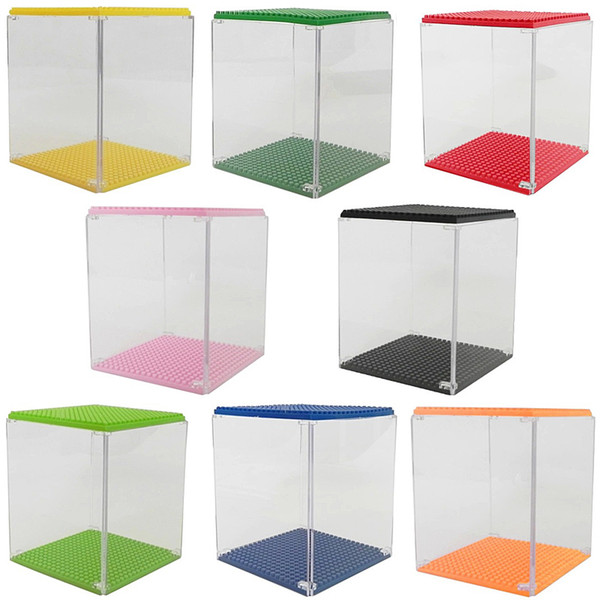 24pcs Display cases LOZ diamond blocks models & building toys display boxes educational enlighten blocks for children gift