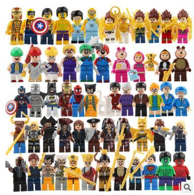 Building Blocks Super Hero Toys The Avengers Toys Hulk Hobbies Toys Mini Action Figures Bricks Christmas gifts for kids