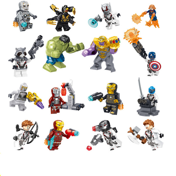 Avengers 4 Building Blocks Super Hero Figures Toys Joker Toys mini Action Figures Bricks 34095