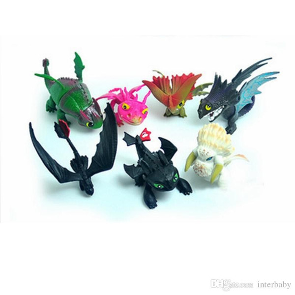 Dinosaur Figure Set How To Train Your Dragon 3 Figure Toys Plastic Skull Dinosaur Action Figures Dinosaur Model Toys Kids Gift YFA940