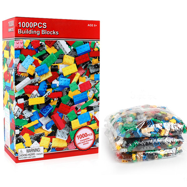 1000 Pieces Building Block DIY Kids Creative Bricks Toyswooden Block For Children Compatible With City Birthday Gift