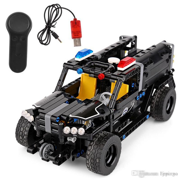 Yeshin 13006 Remote Control Car Model Toys The Water Cannon Vehicle Set Building Blocks Bricks Assembly Kids Toys Christmas Gift