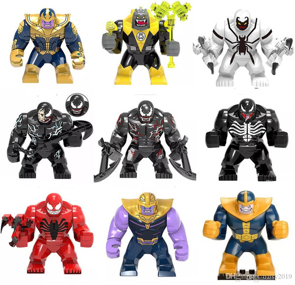 Big Decool Thanos Large Anti Venom Riot Carnage Green Lantern Hulk Buster Goblin Thing Toy For Children