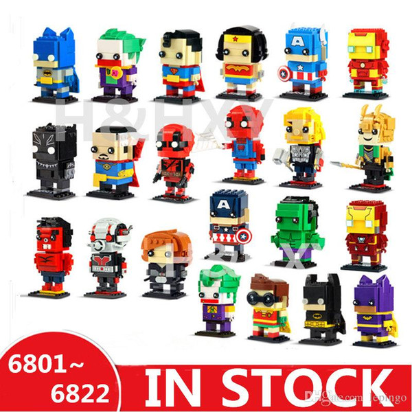 IN STOCK CUTE DOLL Q bricks toys Building Block fit legoings Avengers figures infinity ways marvel Kids boys gift diy Toys