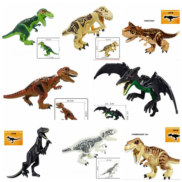Dinosaur Building Blocks 3D Assembly ABS Plastic Huge Dinosaur Miniature Action Figures Dinosaur Model Toys Kids Blocks Toys Gift YL806