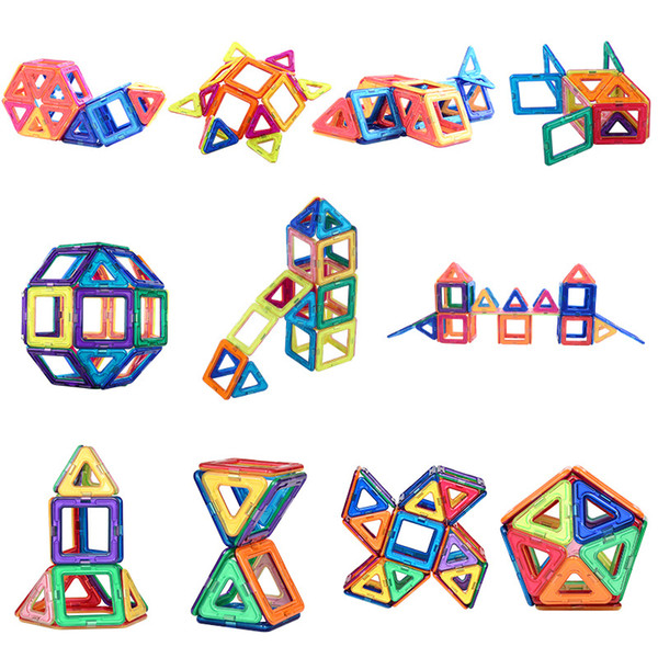 40pcs/SET magnetic building blocks micro magnetic designer to build 3D model magnet block children's educational toys children's toys gift