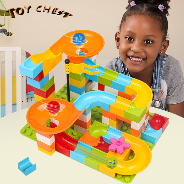 TOY CHEST Brand 2019 New Arrivals Anti-swallowing Creativity Children's Puzzle Slide Building Blocks Variety Of Toys Best Gift For Children