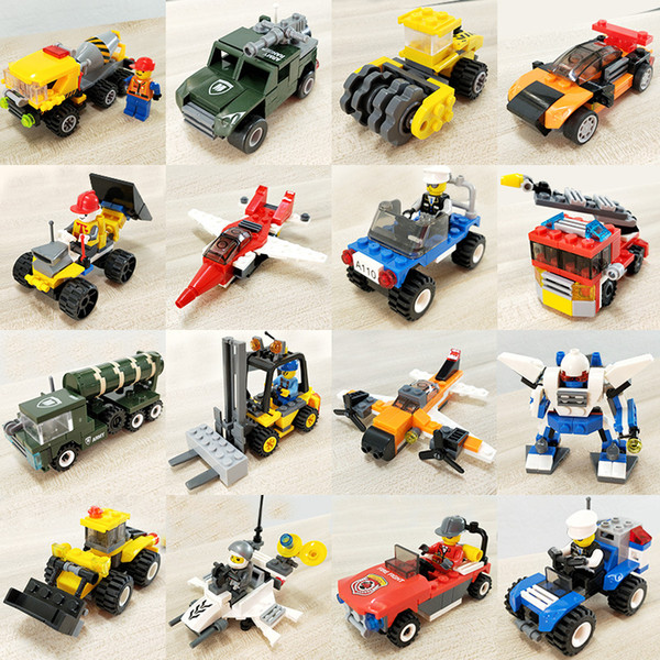 Compatible with small building blocks, boys 3-4-5-6 years old children's building blocks, military model toys gifts