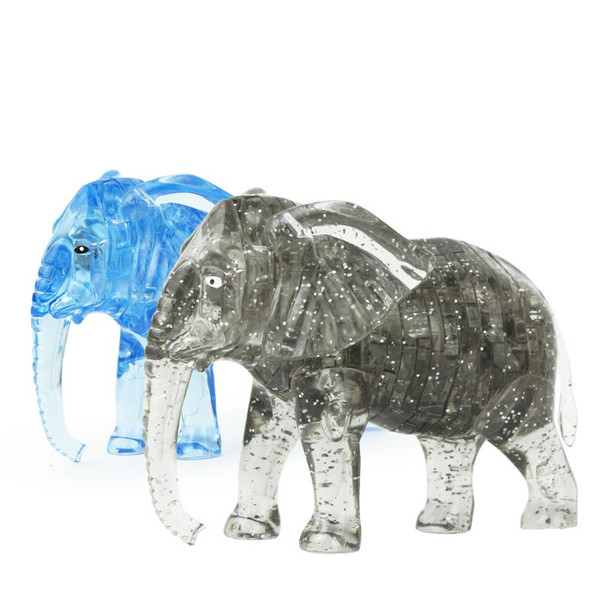 Auspicious Elephant 3D 3D Elephant Crystal Jigsaw Block Creative gifts