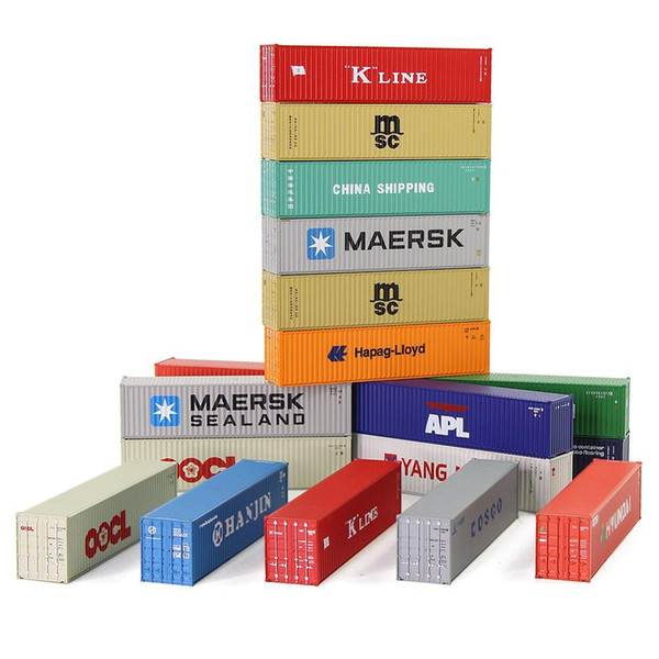 1pc 40ft Containers Shipping Container Freight Car N Scale Model Trains lot C15008 Railway Modeling