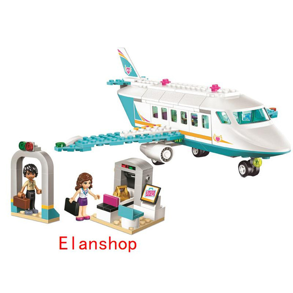 Girl Friends Series SY807 Heartlake Private Jet Building Block Plane Brick Olivia Matthew Compatible Toys Gifts