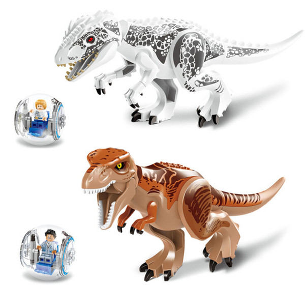 Kids toys Children's intelligence toys Children's puzzle assembling building blocks spelling educational toys Dinosaur World Tyrannosaur