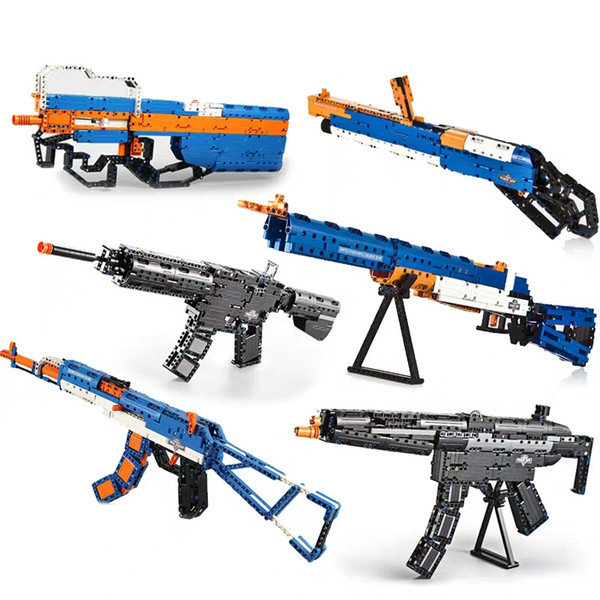 Double Eagle 98K Sniper Gun Eating Chicken Toy Set Jedi Model Survival Legao Building Block Puzzle Boys