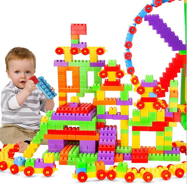 Tasteless environmental protection large particles enlightenment baby toy bricks puzzle toy variety assembled plastic building blocks