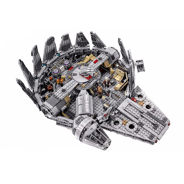 Stars Wars Model Building Blocks Set Millennium Falcon Figure Toys Compatible Legoingly StarWars Gift Toys For Children