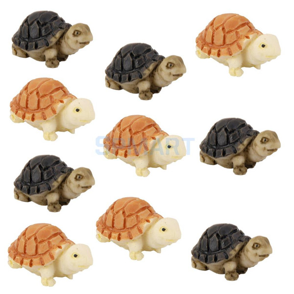 Wholesale- 10pcs Miniature Dollhouse Bonsai Fairy Garden Landscape Tortoise Decor