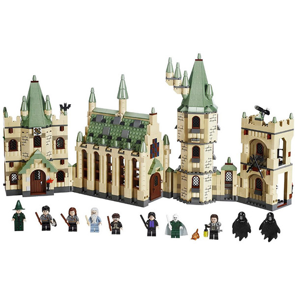 Harri Potter Series Magic School Hogwarts Castle Model Building Block 1340pcs Bricks Compatible With Legoings 4842