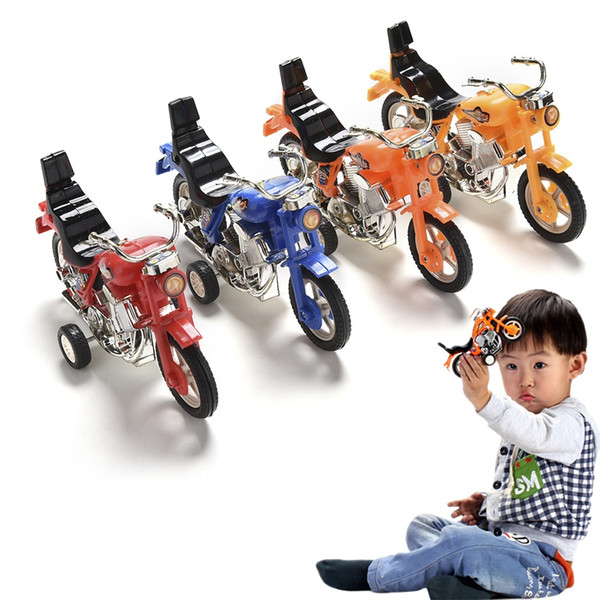 Mini Motorcycle Vehicle Toys Gifts for Children Pull Back Motor Model Chinese kung fu shop (Color: Multicolor)