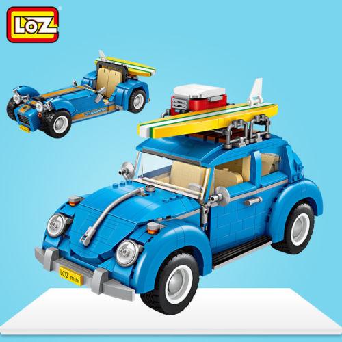 Loz Small granule toy car building blocks children toys puzzle assembling Gift