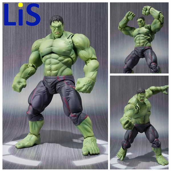 Lis NEW hot 22cm avengers Super hero hulk movable action figure toys Christmas gift doll haoke15 S101