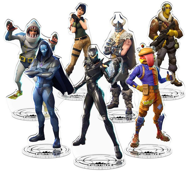 Hot Fortnite Action Figures Cartoon Fort nite Toys Acrylic Collection Decoration for Children Gift Party Decorations for kids toys