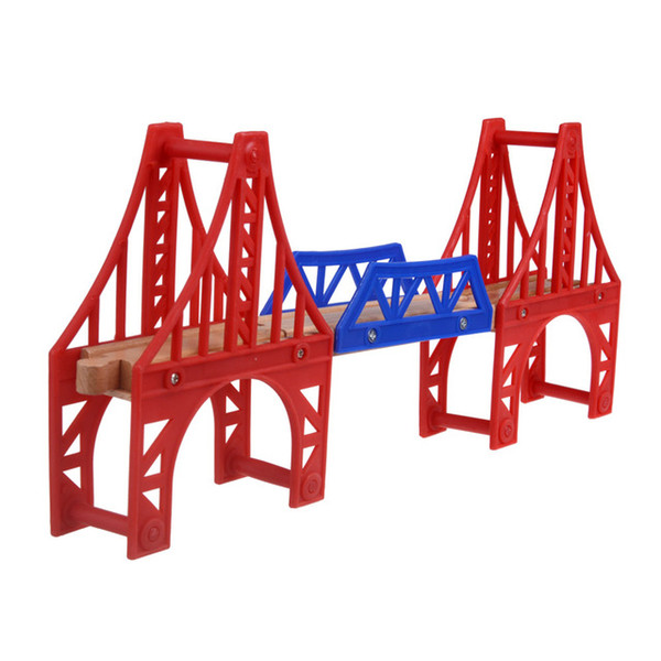 3pcs/set Classic wooden kids toys Thomas and Friends Railway Train Track Europe style Bridge slot combination