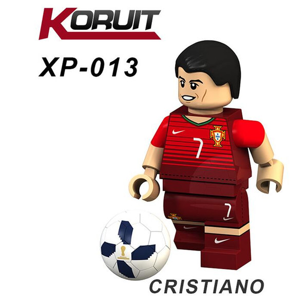 KORUIT World Cup soccer team XP013-020 captain puzzle assembled toy blocks